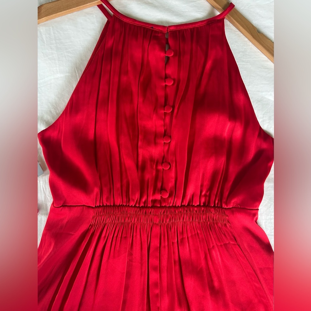 NWT Sessi Elegant Ruby Red Cocktail Dress- Sz S - Picture 7 of 10